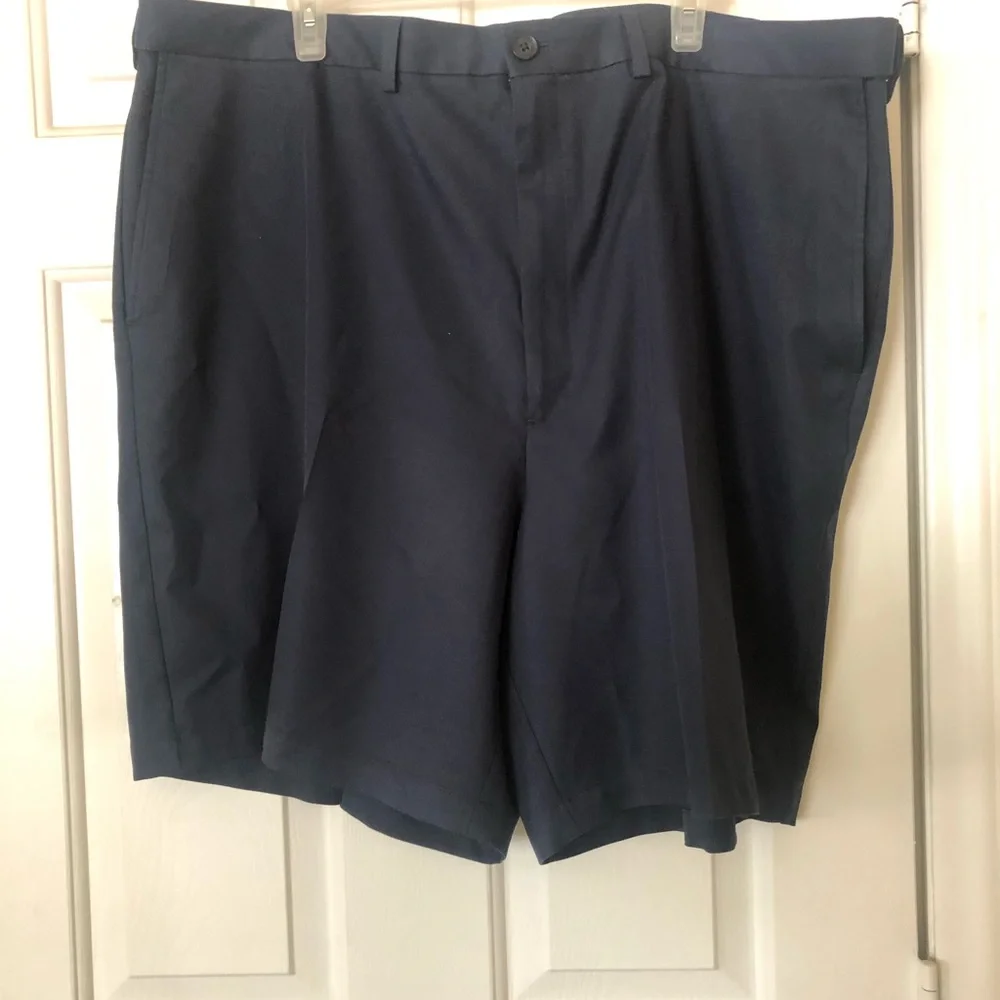 Haggar Cool 18 Pro Golf Shorts Navy sz 46